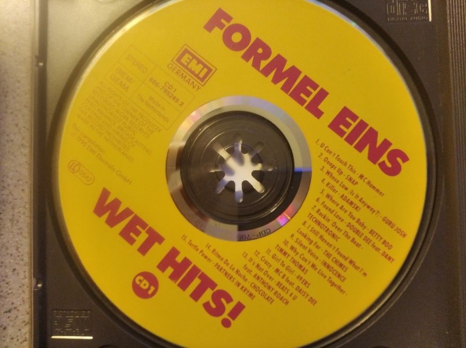 CD x 2 Wet Hits Formel Eins EMI 1990