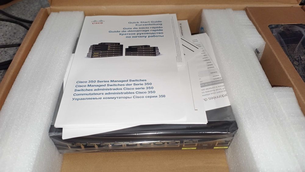 Switch POE Cisco SG350-10P SG350-10P-K9-EU zarządzalny nowy