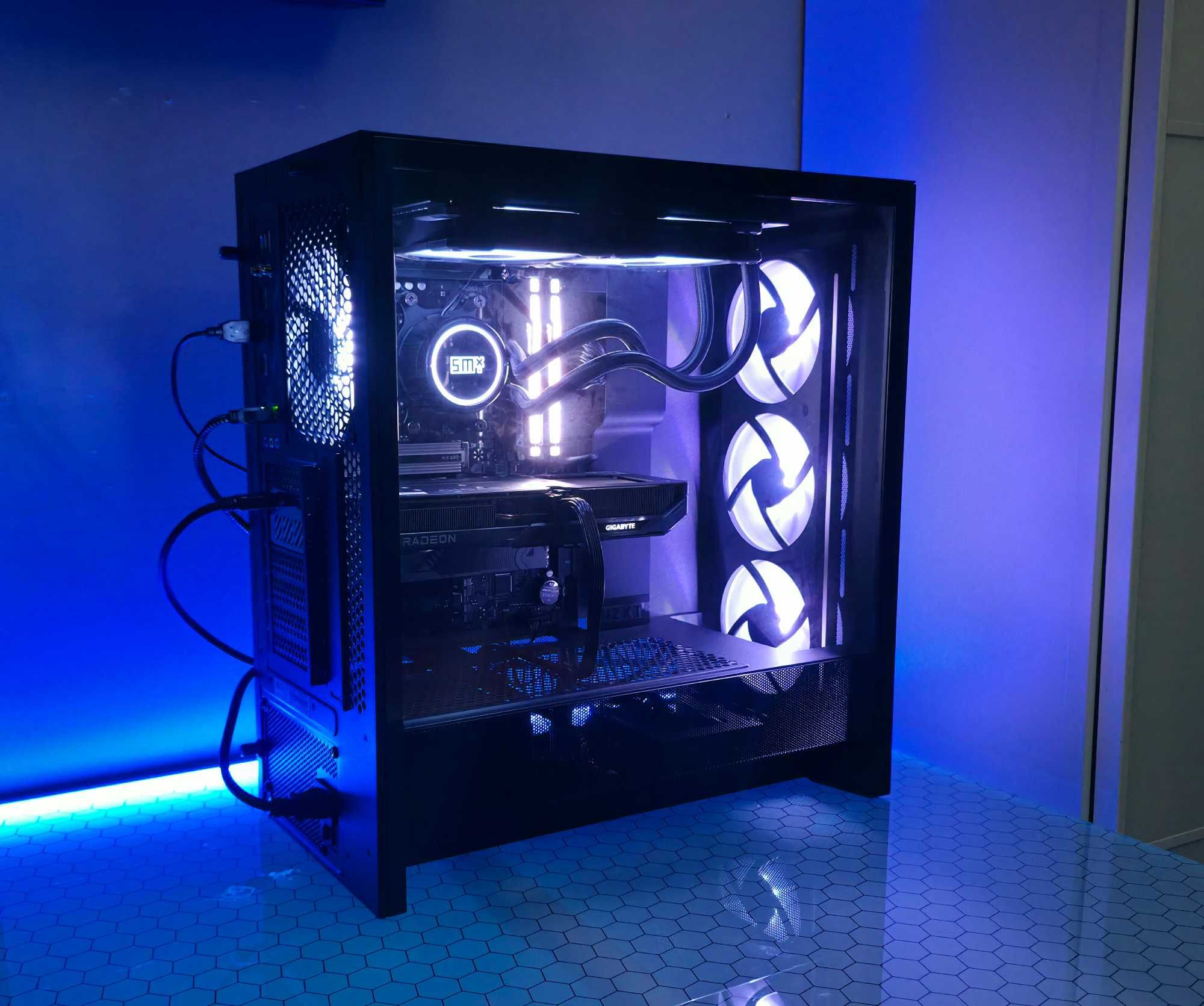 Komputer Gamingowy Ryzen 5 9600X, RX 9060XT, DDR5 32 GB, M2 1TB