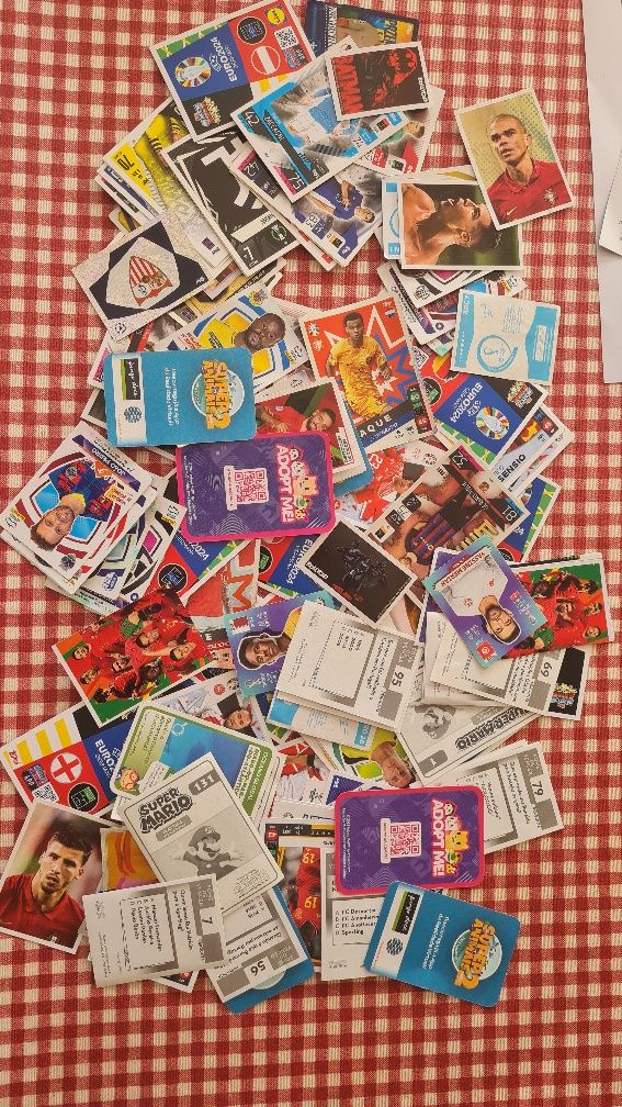 Cromos de várias coleções