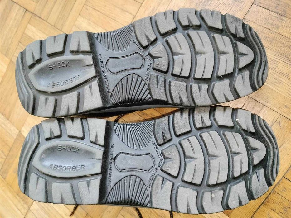Buty robocze Willax Safety&More, r.41/27cm, skóra, wzmacniane czubki
