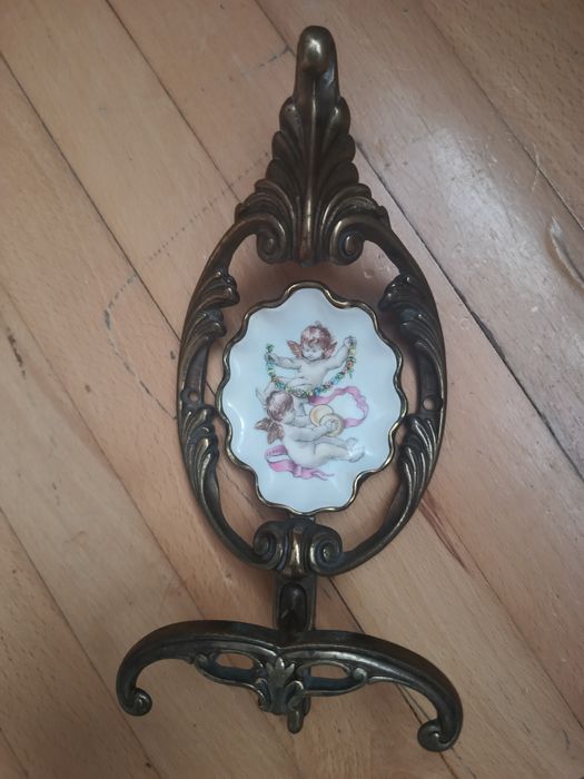 Wieszak z aniołem vintage