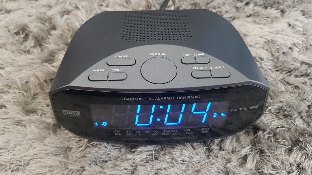 Rádio despertador Muse - Dual Alarm