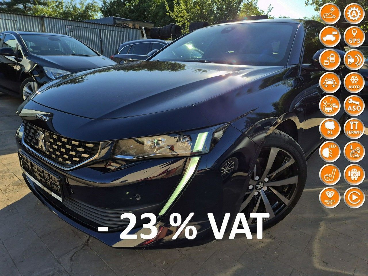 Peugeot 508 508 GT line 1.6 benzyna 181km FULL LED skóra NAVI automat SERWIS 2021