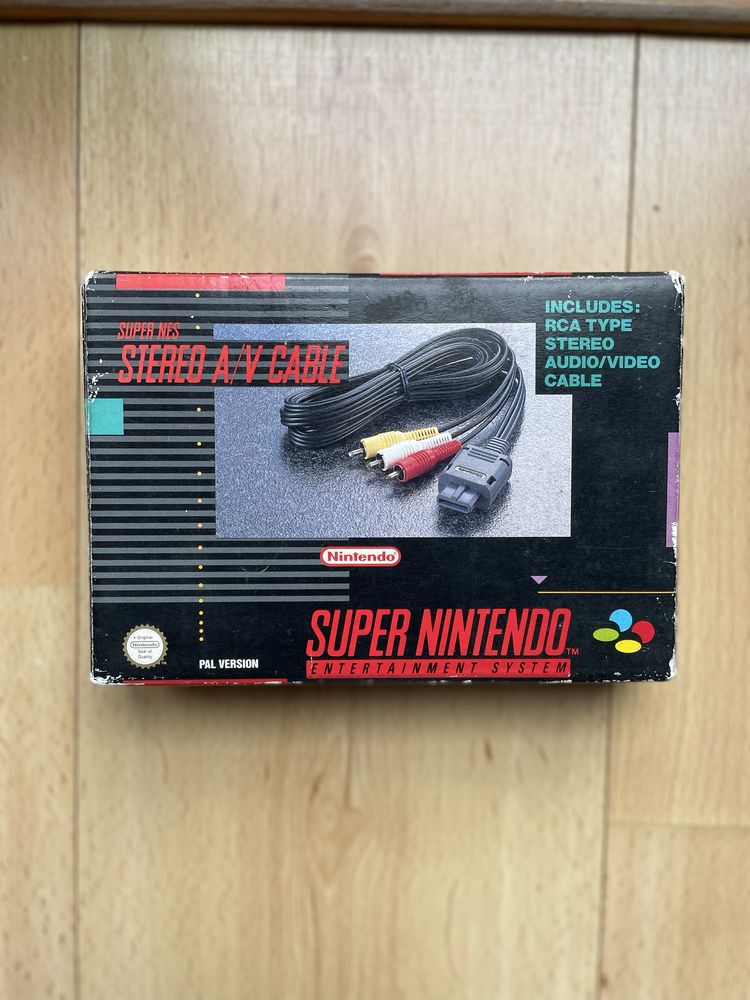 Super Nintendo stereo av cable