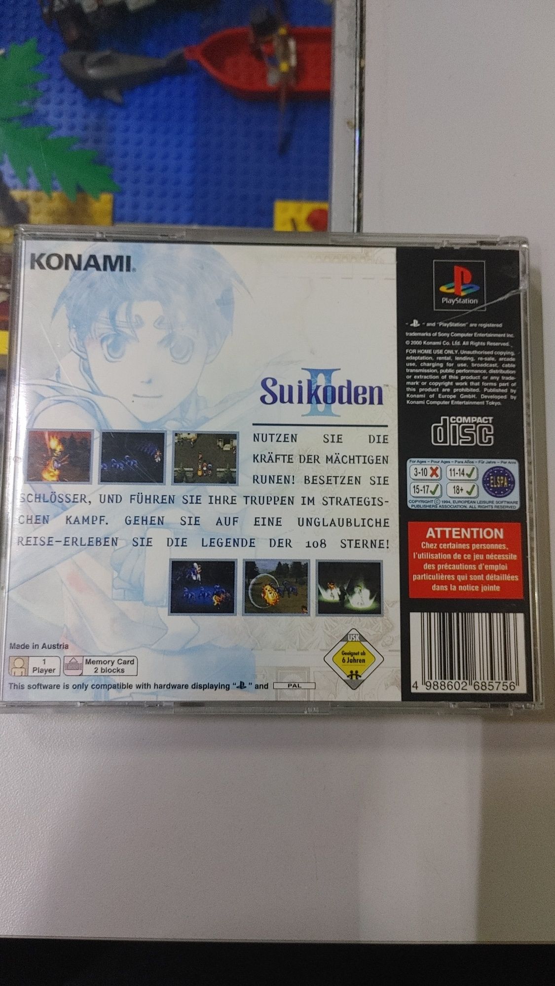 Suikoden 2 PS1 PSX Wer.NIEMIECKA