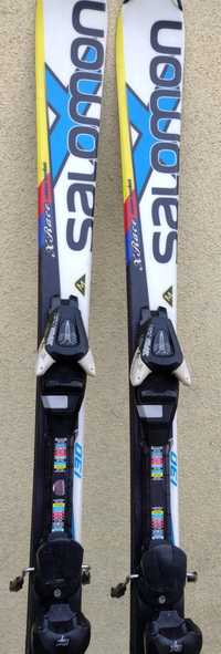 Zestaw narty Salomon 130cm plus buty narciarskie Dolomite 290mm