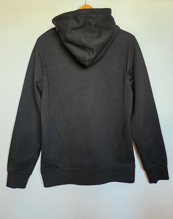 Черная мужская толстовка свитшот худи с капюшоном jack & jones 44-46