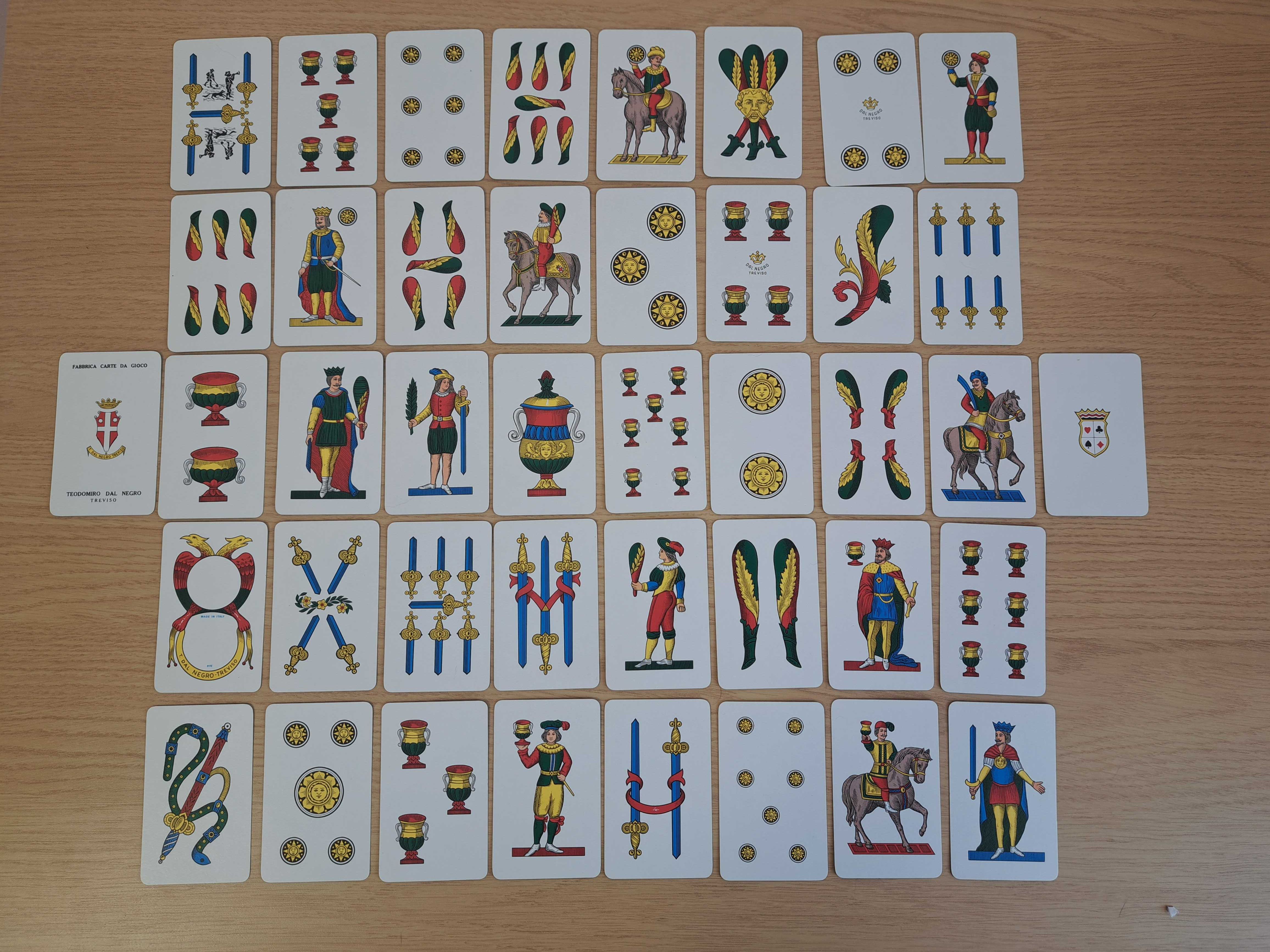 Baralho de Cartas Napolitane (Dal Negro)