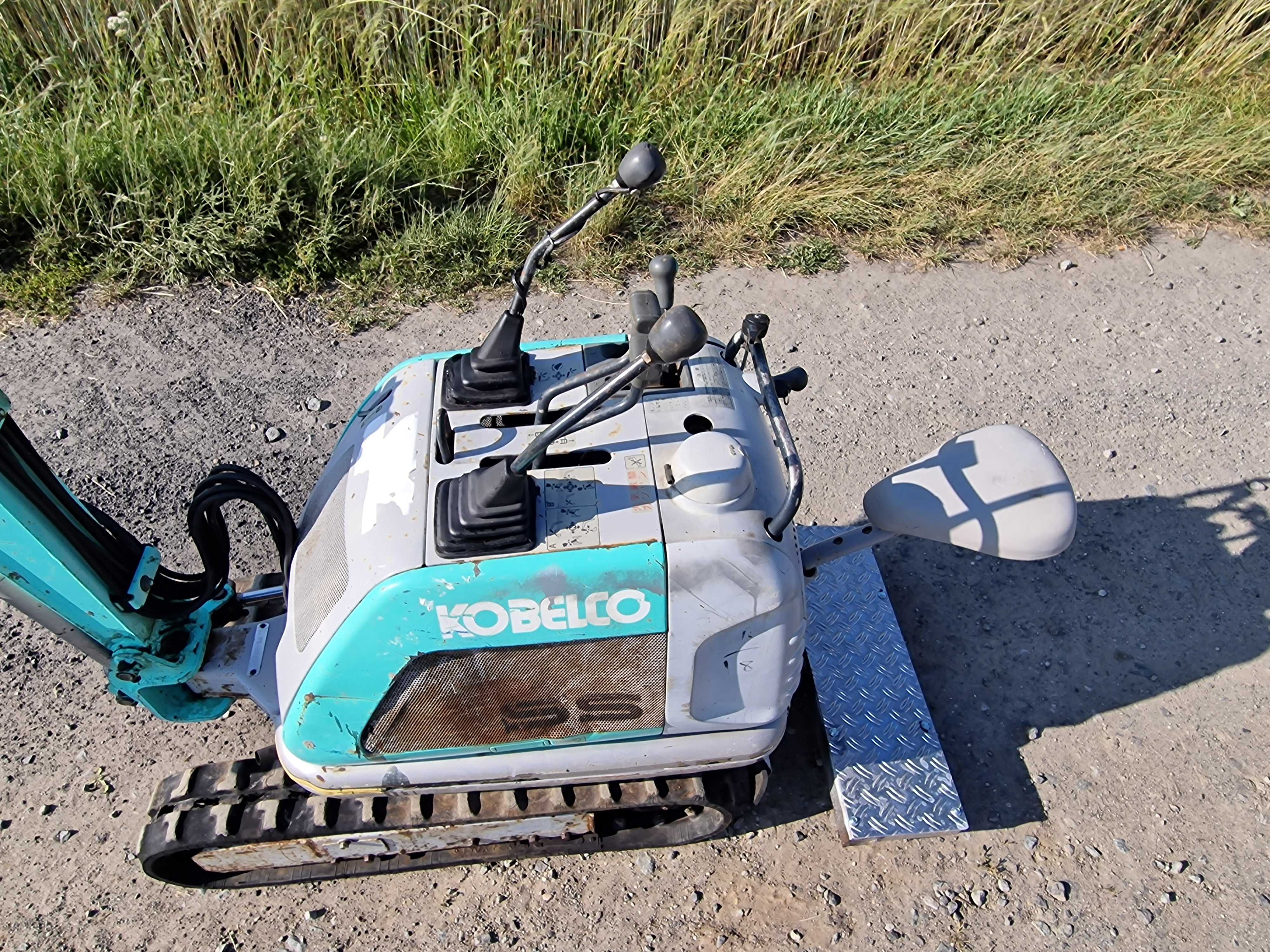 Mikro koparka Kobelco SS1 50cm szer. 350kg 3łyżki Fv23% cena brutto!