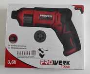 Wiertarko Wkrętarka Wkrętak ProWerk 3,6V Akumulatorowa LED