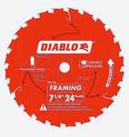 Пильний диск, круг по дереву Diablo D0724A, 184мм