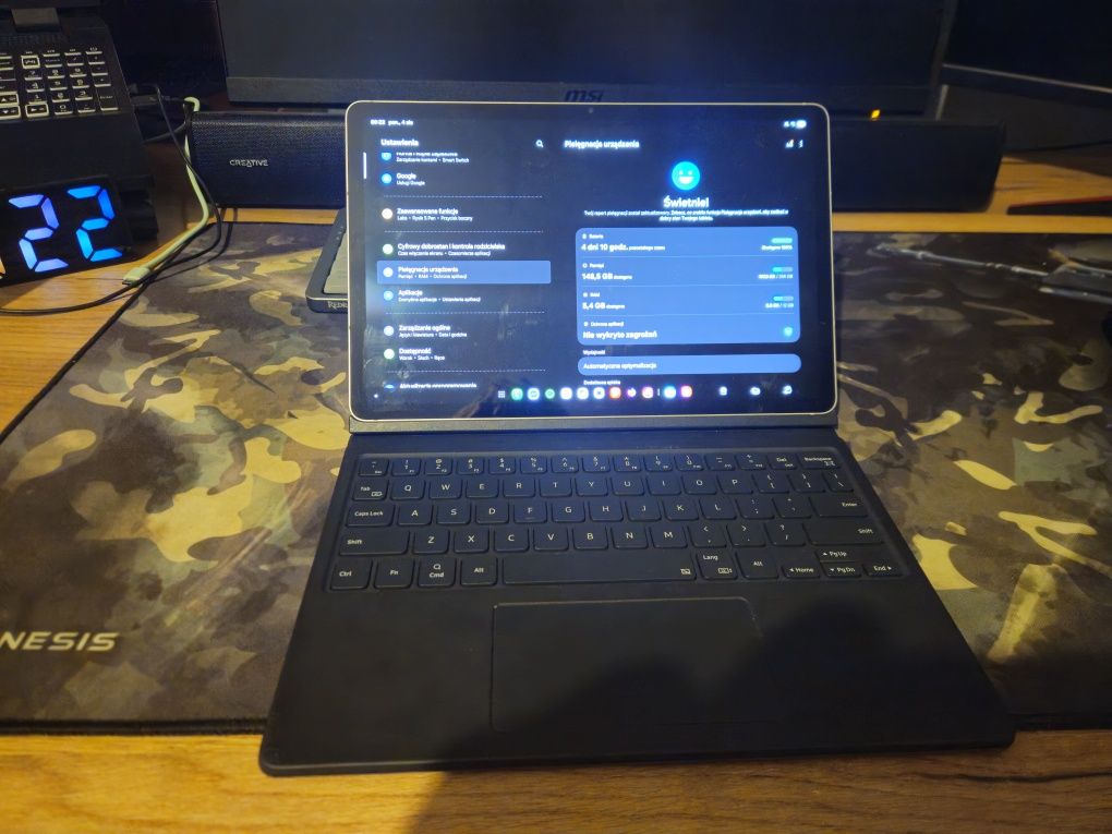 Samsung galaxy tab s9 12/256 + etui oryginał samsung