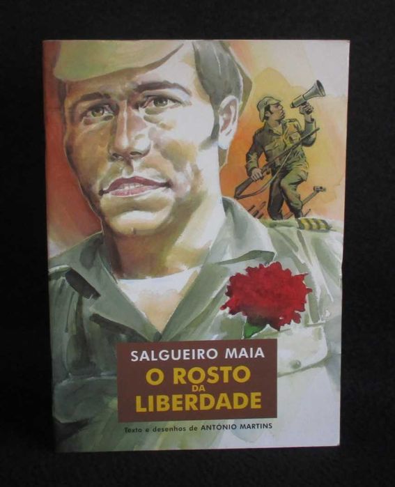 Livro BD Salgueiro Maia O Rosto da Liberdade António Martins Raro