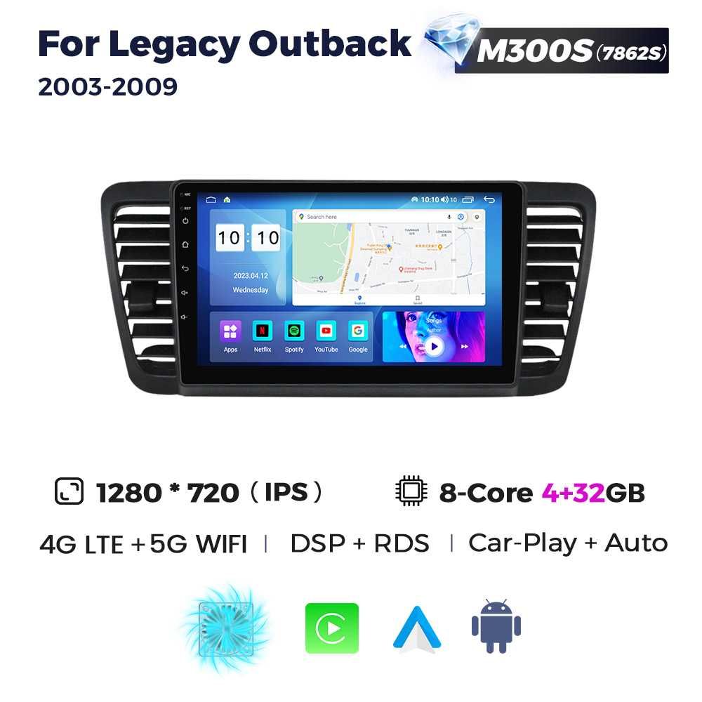 Штатна магнітола Subaru Legacy Outback android GPS навігація Субару