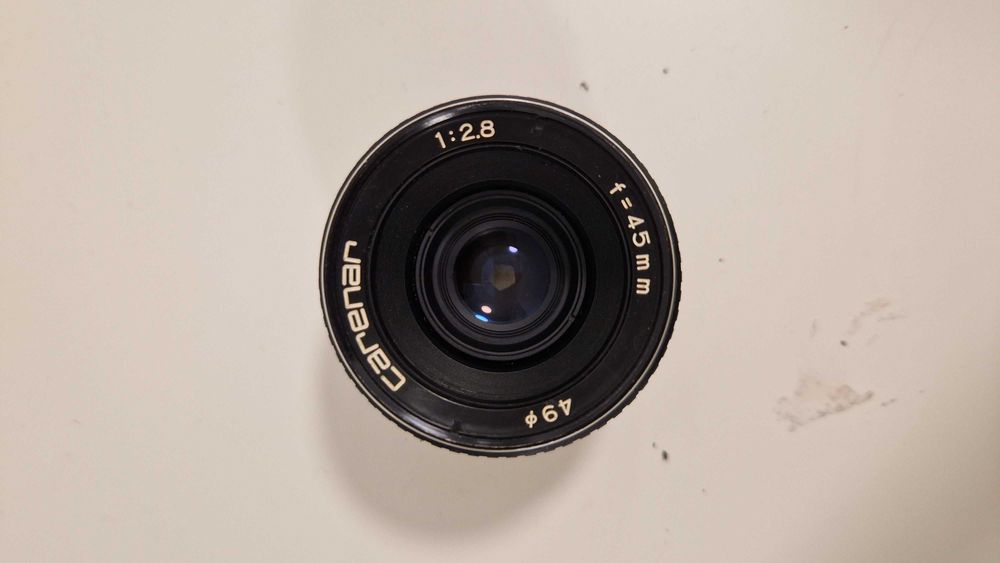 Объектив carenar 45mm f 2.8 м42 + фотоаппарат Carena