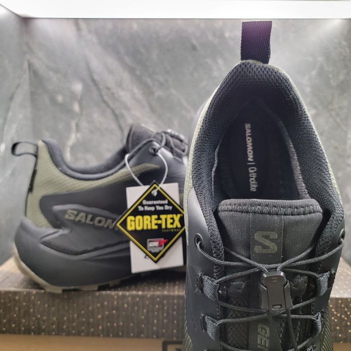SALE! Чоловіче взуття "ХАКІ" Salomon Genesis GORE-TEX. Саломон 41-46