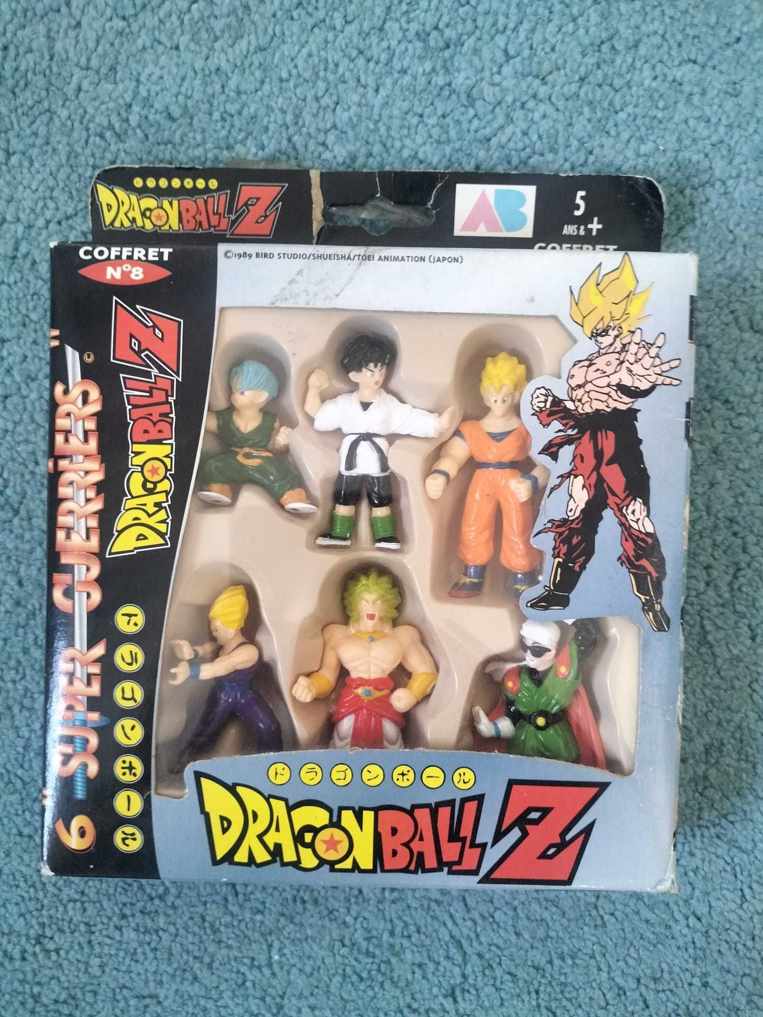 Brinquedos do Dragon Ball Z (colecionáveis) nas embalagens originais