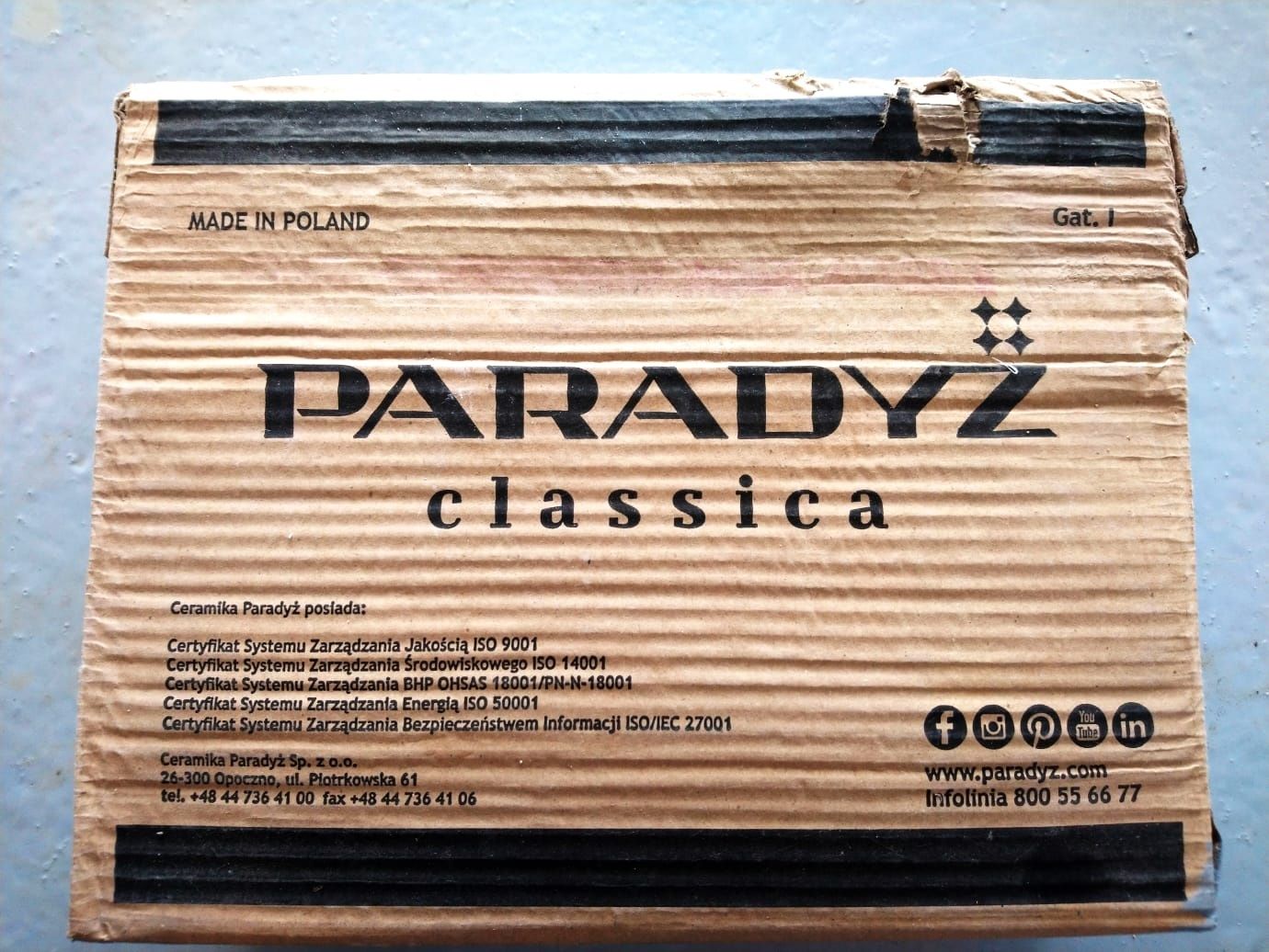 Płytki ścienne Paradyż Classica 3m2