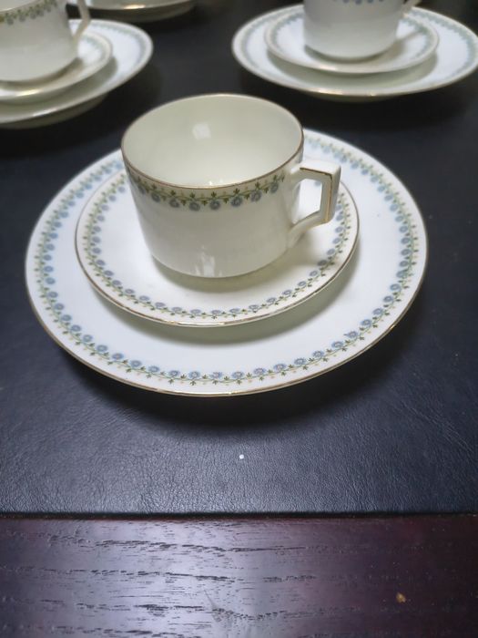 Porcelana Vintage KPM zestaw 8 szt