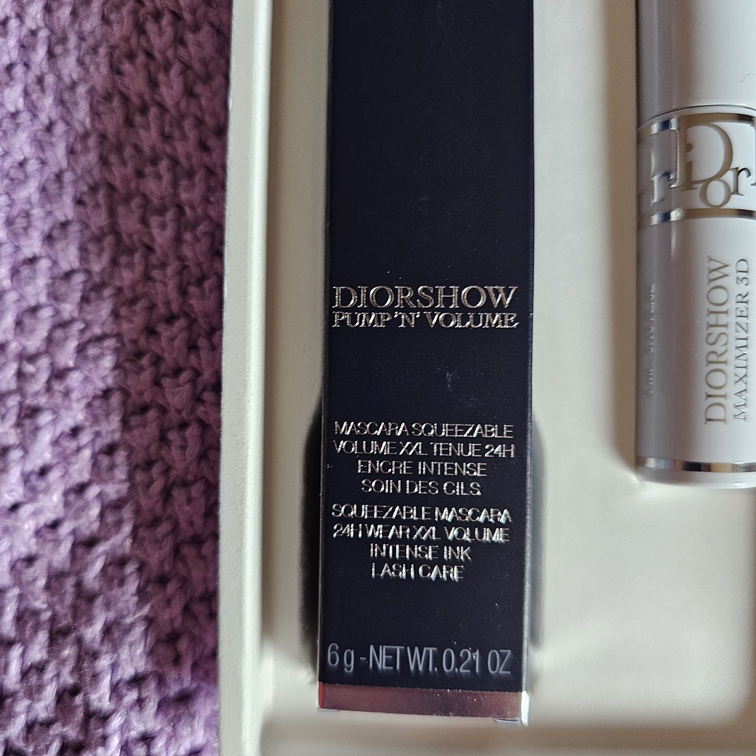 Dior super zestaw tusz do rzęs + baza serum pod tusz do rzęs w pudełku