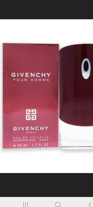 Туалетна вода Givenchy Pour Homme.