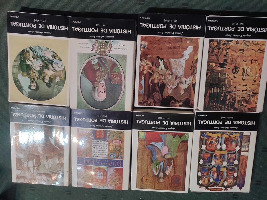 História de Portugal - Joaquim Verissimo Serrão - 8 Volumes