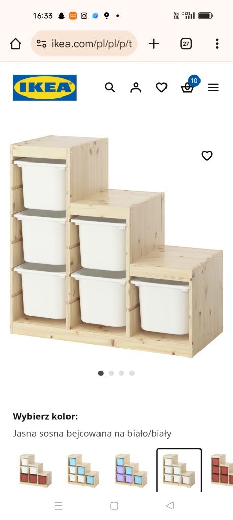Regał TROFAST IKEA stan idealny