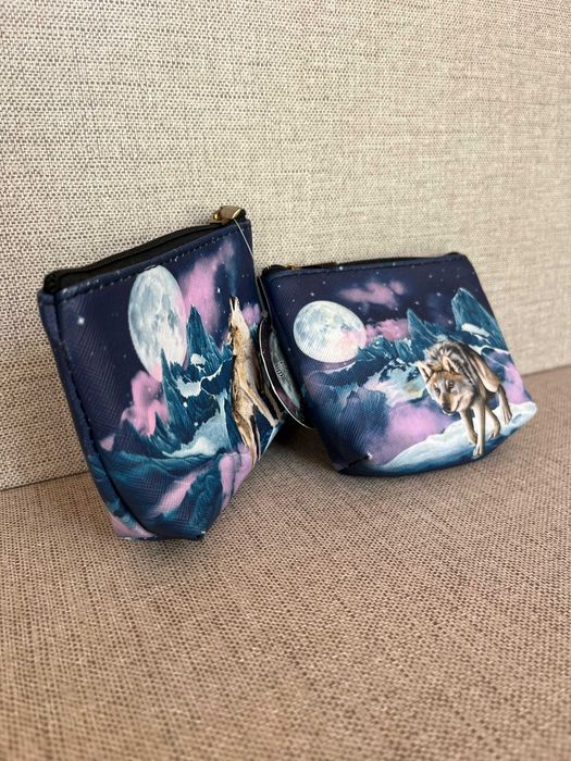 Par de Porta-Moedas Lobo - Edição Especial Limitada!