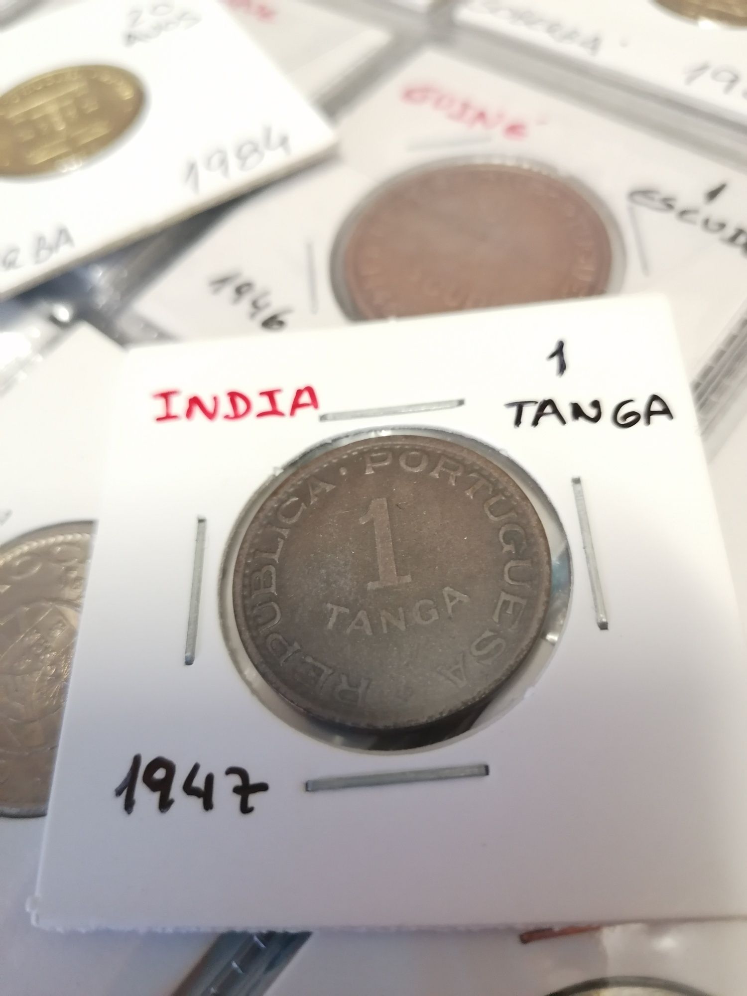 1 tanga da Índia 1947