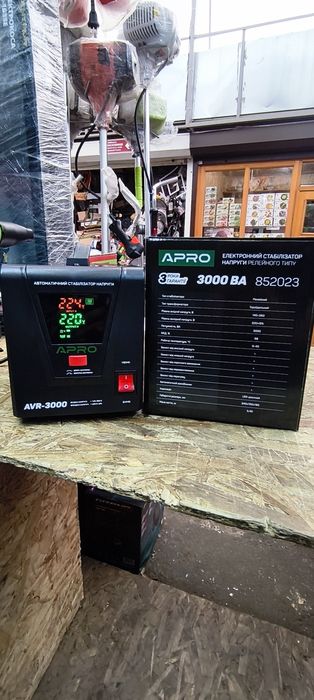 Стабілізатор напруги релейний APRO AVR-3000