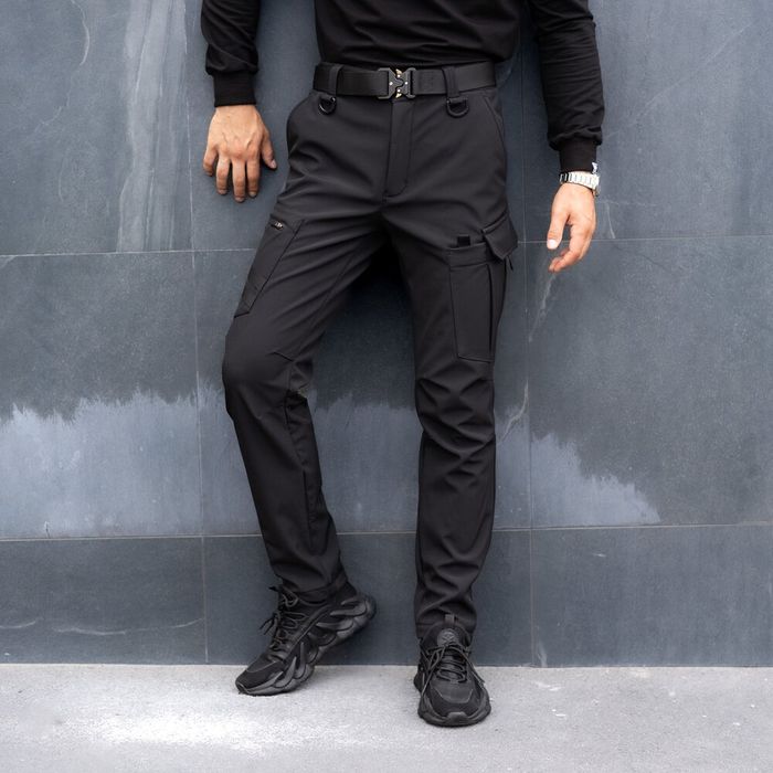 Штани-карго Pobedov Static (чорний)