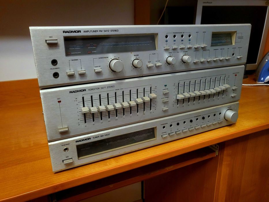 Wieża Unitra Radmor 54! Amplituner, korektor, tuner. 5412, 5471, 5421