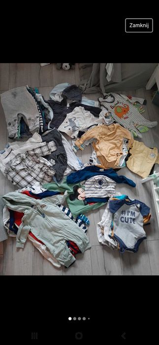 Zestaw ubranek dla chłopca paka r. 68