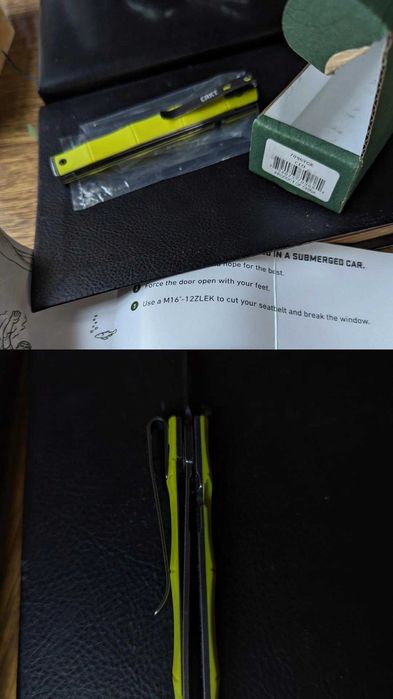 Новий ніж оригінал CRKT CEO bamboo