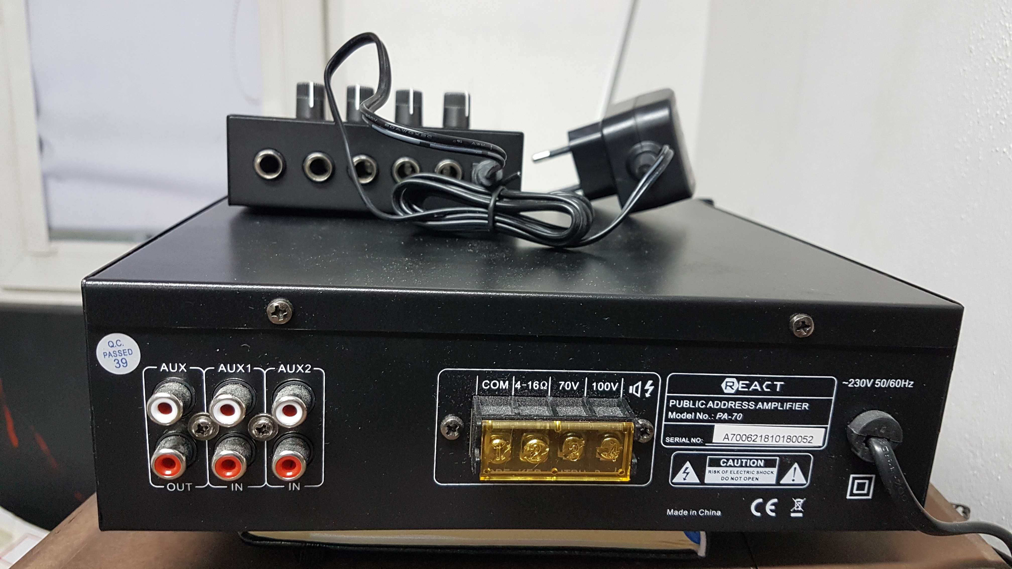 Wzmacniacz 100 V 150 W Koda React PA-70