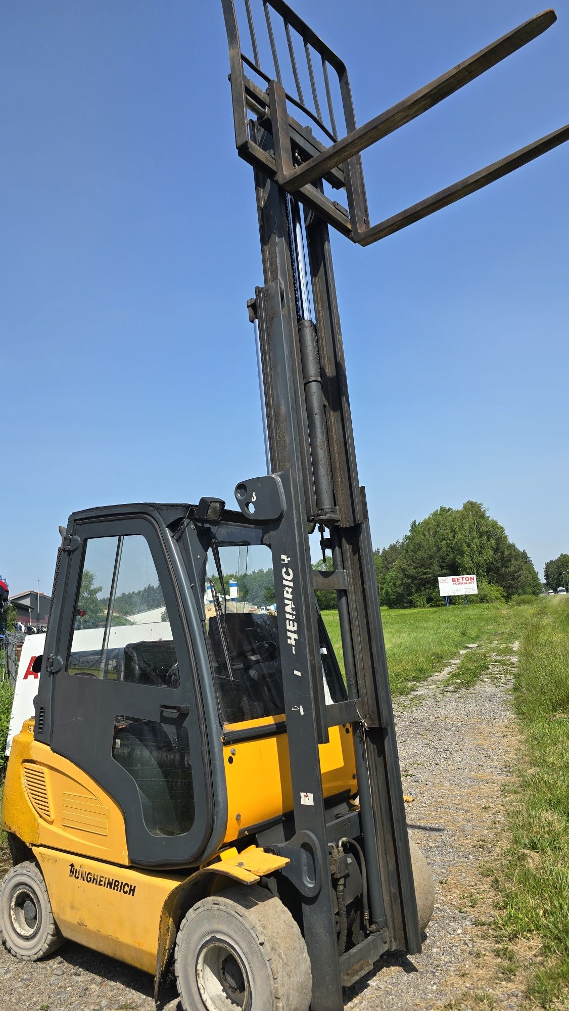 Wózek widłowy Jungheinrich 1.6t  gazowy  – 2007 rok, stan super