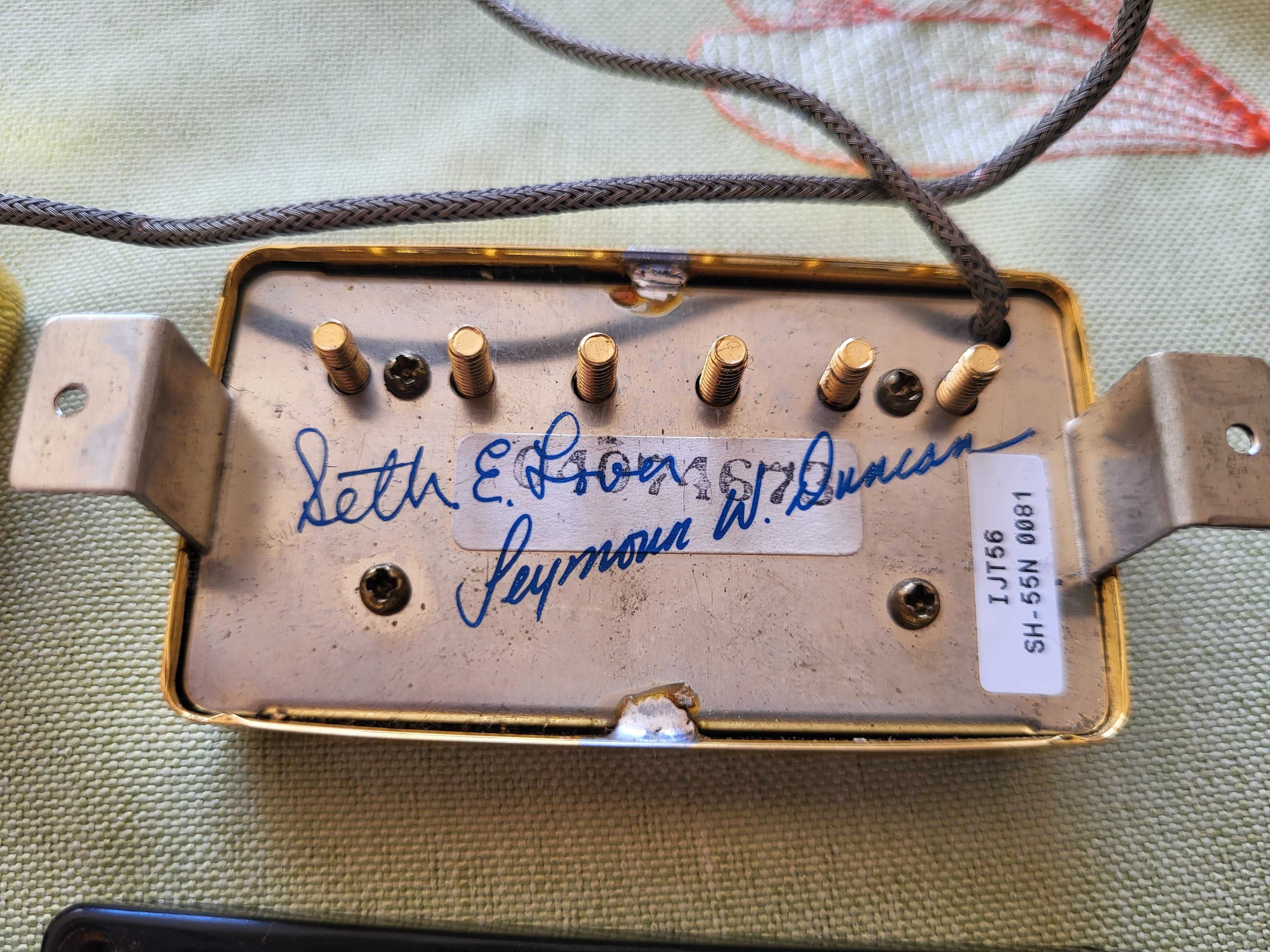 Seth Lover Seymour Duncan bridge+neck