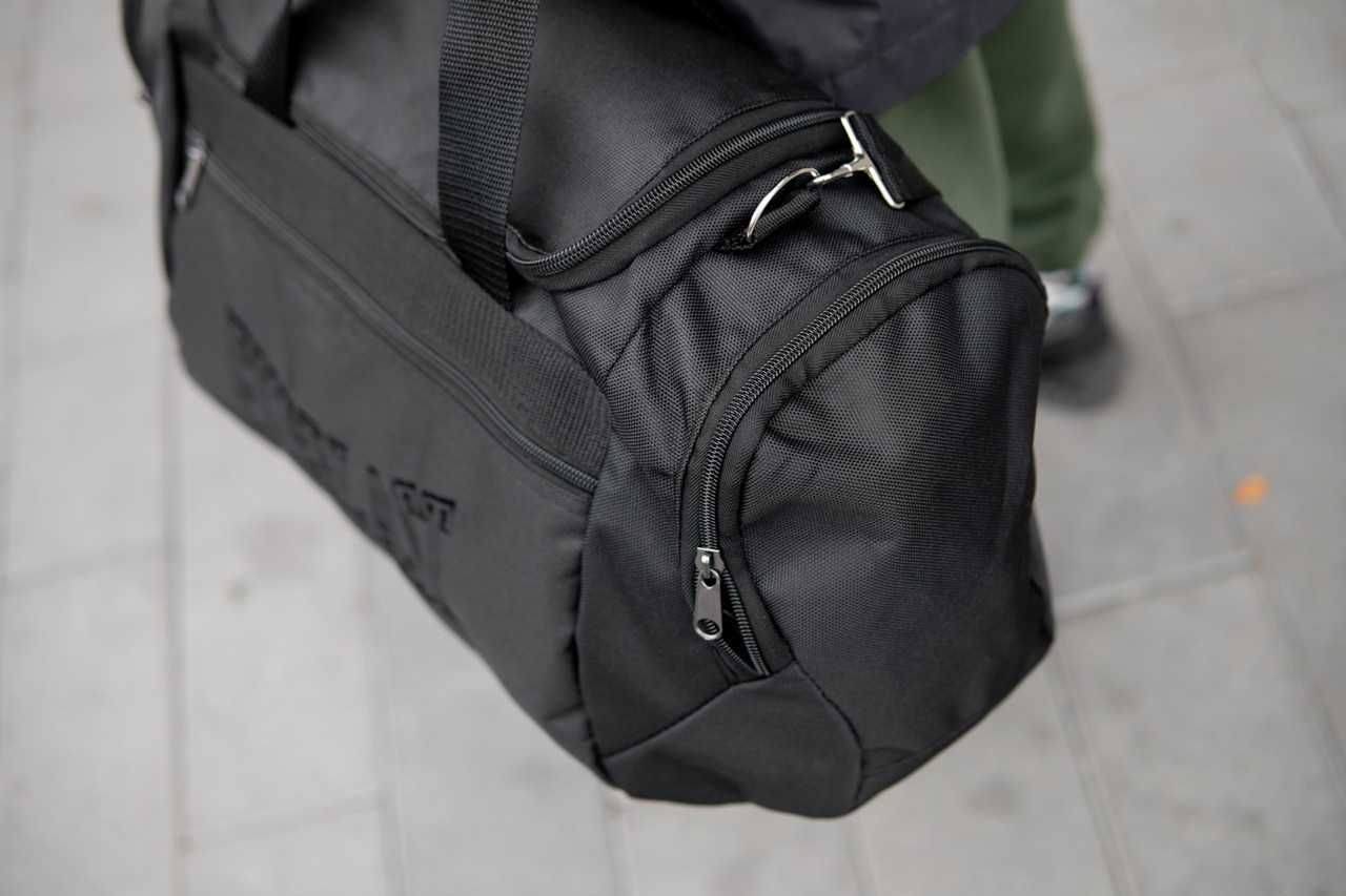 Спортивна сумка дорожня Everlast чорна для поїздок та тренуваньна 36 л