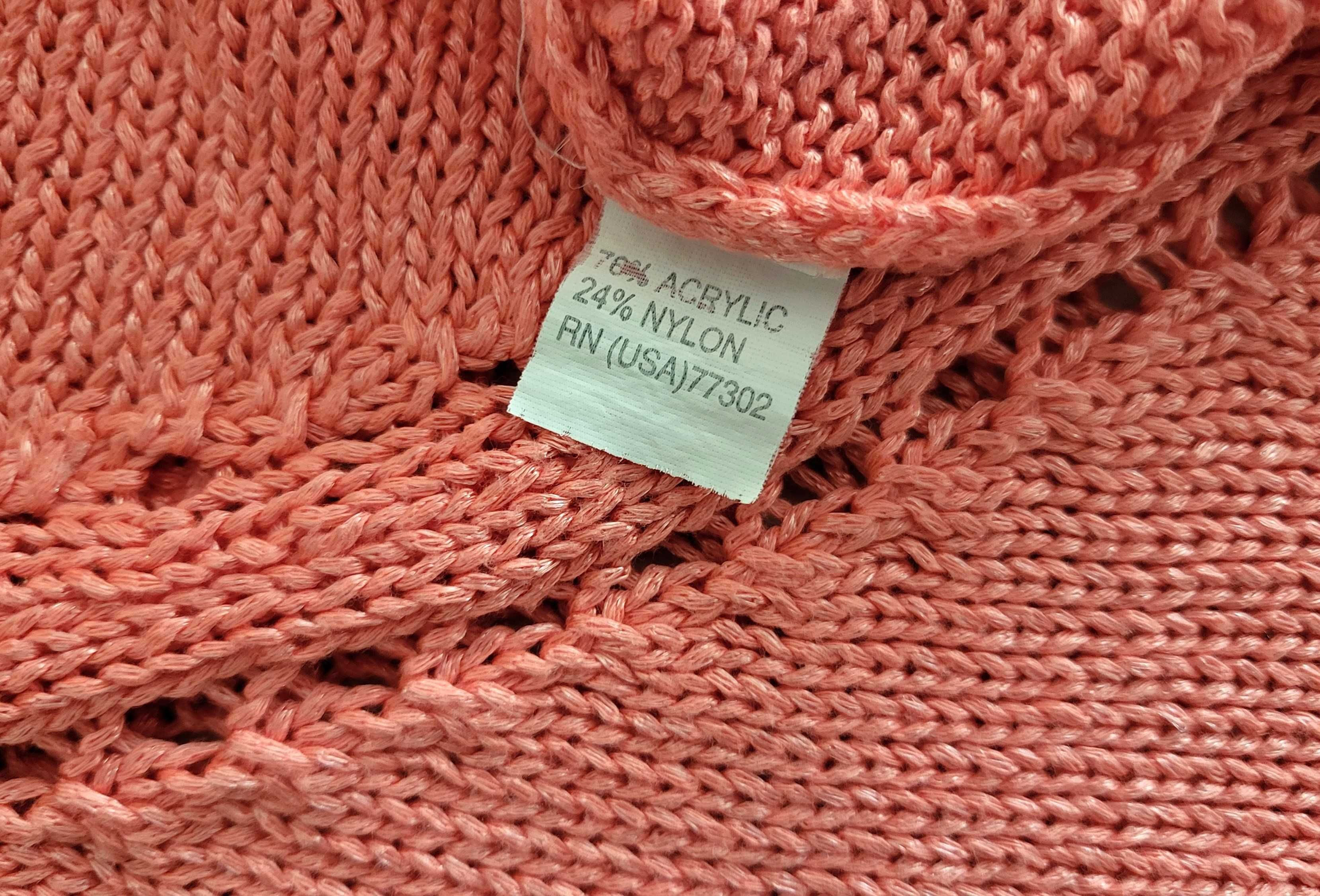 Zara śliczny sweter dla dziewczynki ażurowy wzór 13-14 lat/ 146-152 cm