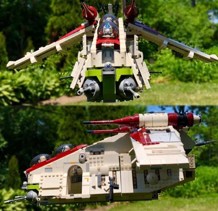 Конструктор Lego 1в1 Star Republic Gunship 75021 Space 1244 +деталей