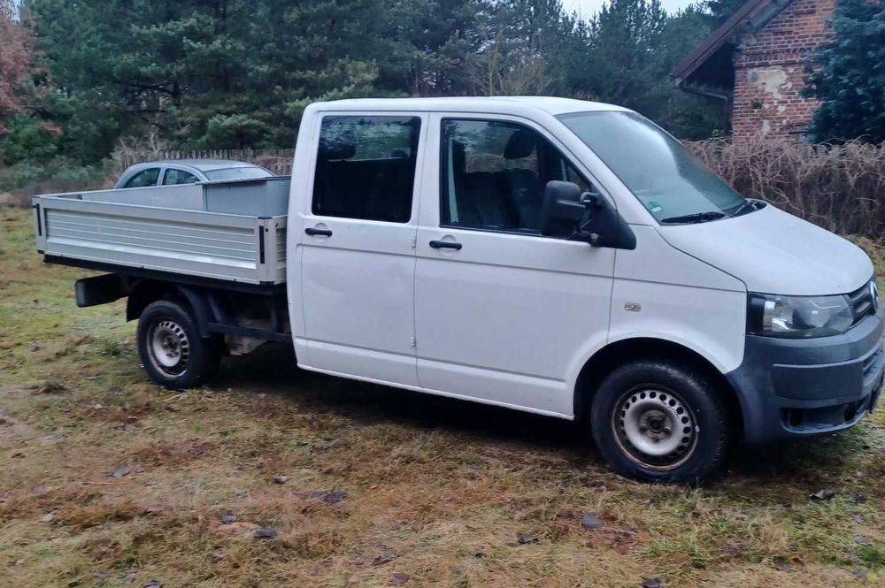 Volkswagen Transporter T5 lift 2.0 TDI doka brygadowka paka T6 klima