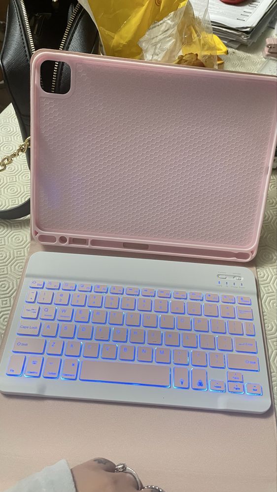 Capa para ipad com teclado
