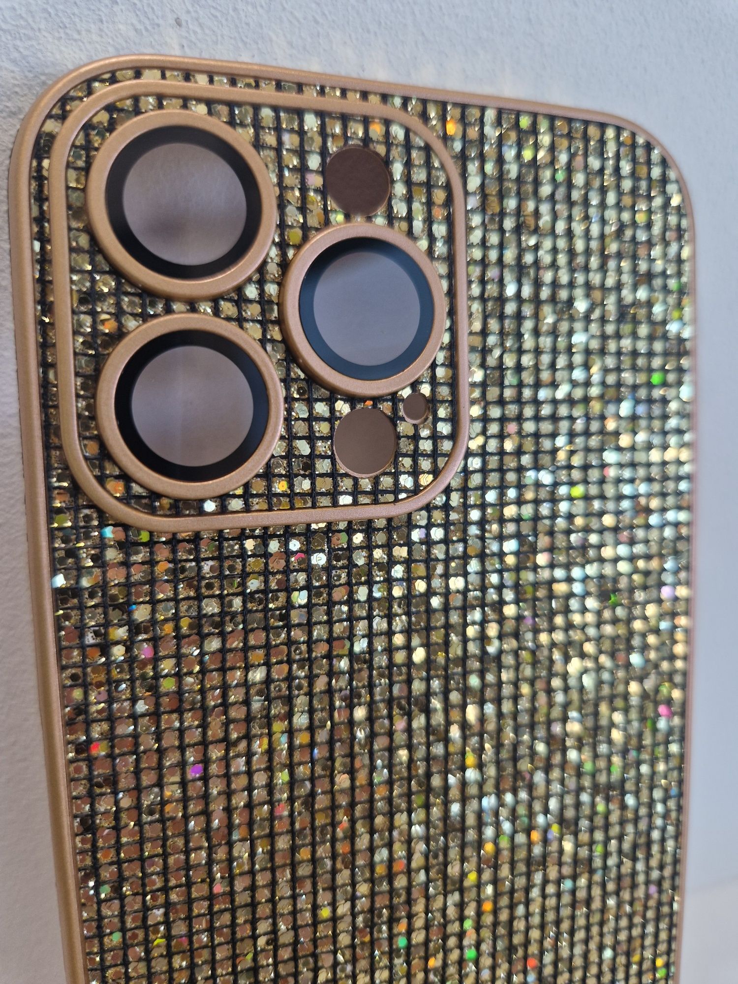 Flash Case do Iphone 15 Pro Max złoty
