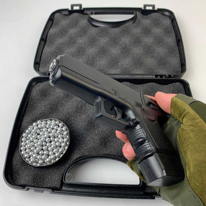 Металевий Іграшковий пістолет Глок Glock 17 mini залізний дитячий 6мм