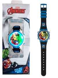 Świecący Zegarek Na Rękę Cyfrowy Avengers Ze Światłem