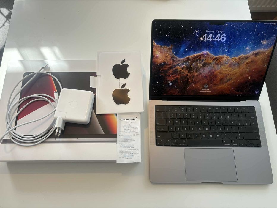 2021 MacBook Pro 14" M1 Max 32G RAM 1Tb Dysk