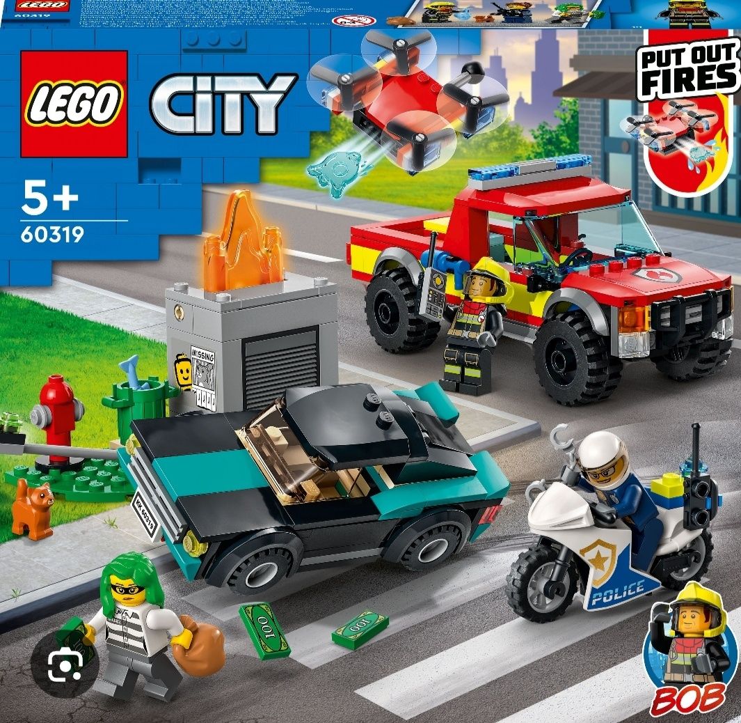 РОЗПРОДАЖ! lego City 60319 лего сіті Пожежна поліцейська рятувальна