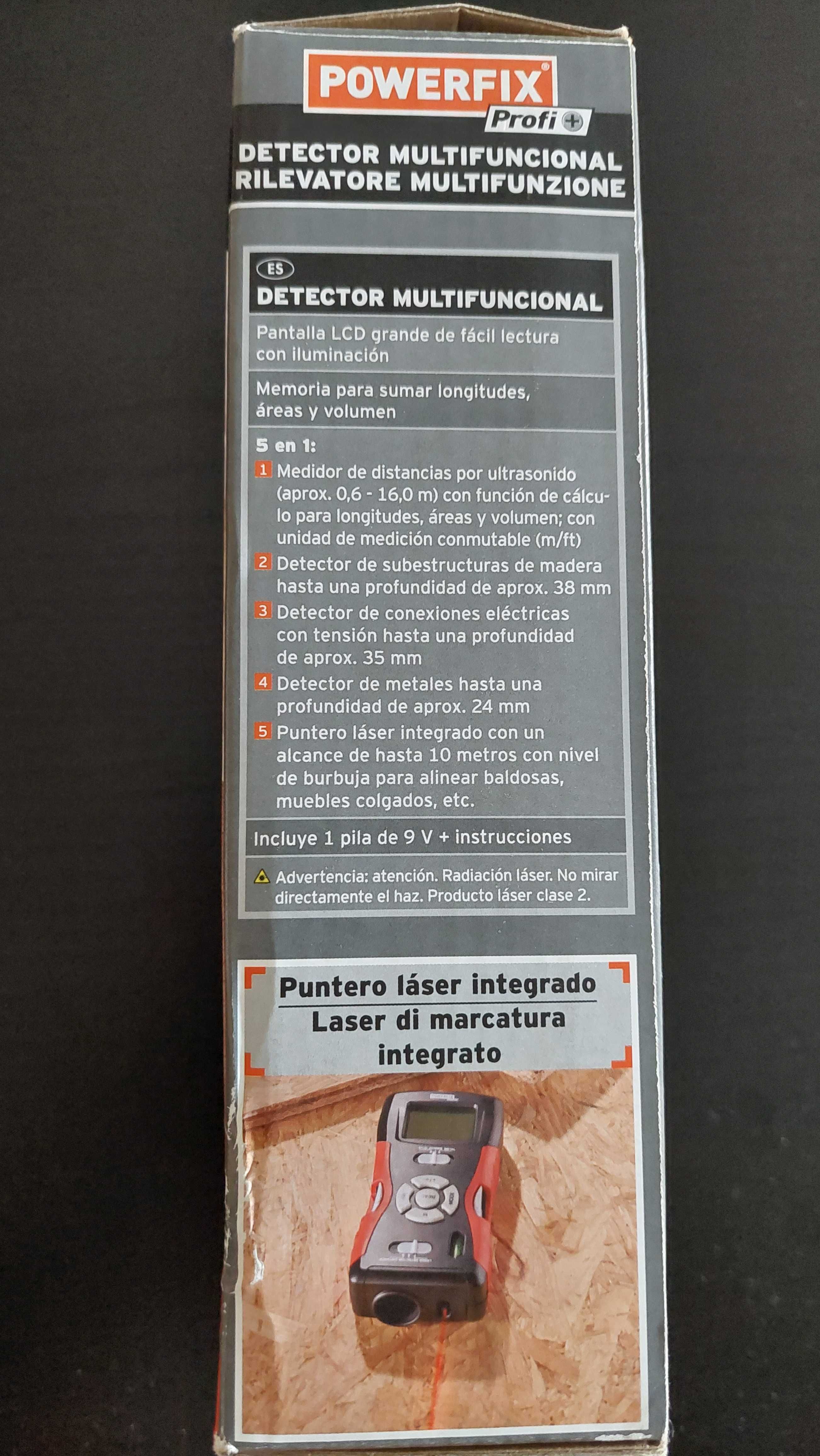 Detetor medidas multifuncional