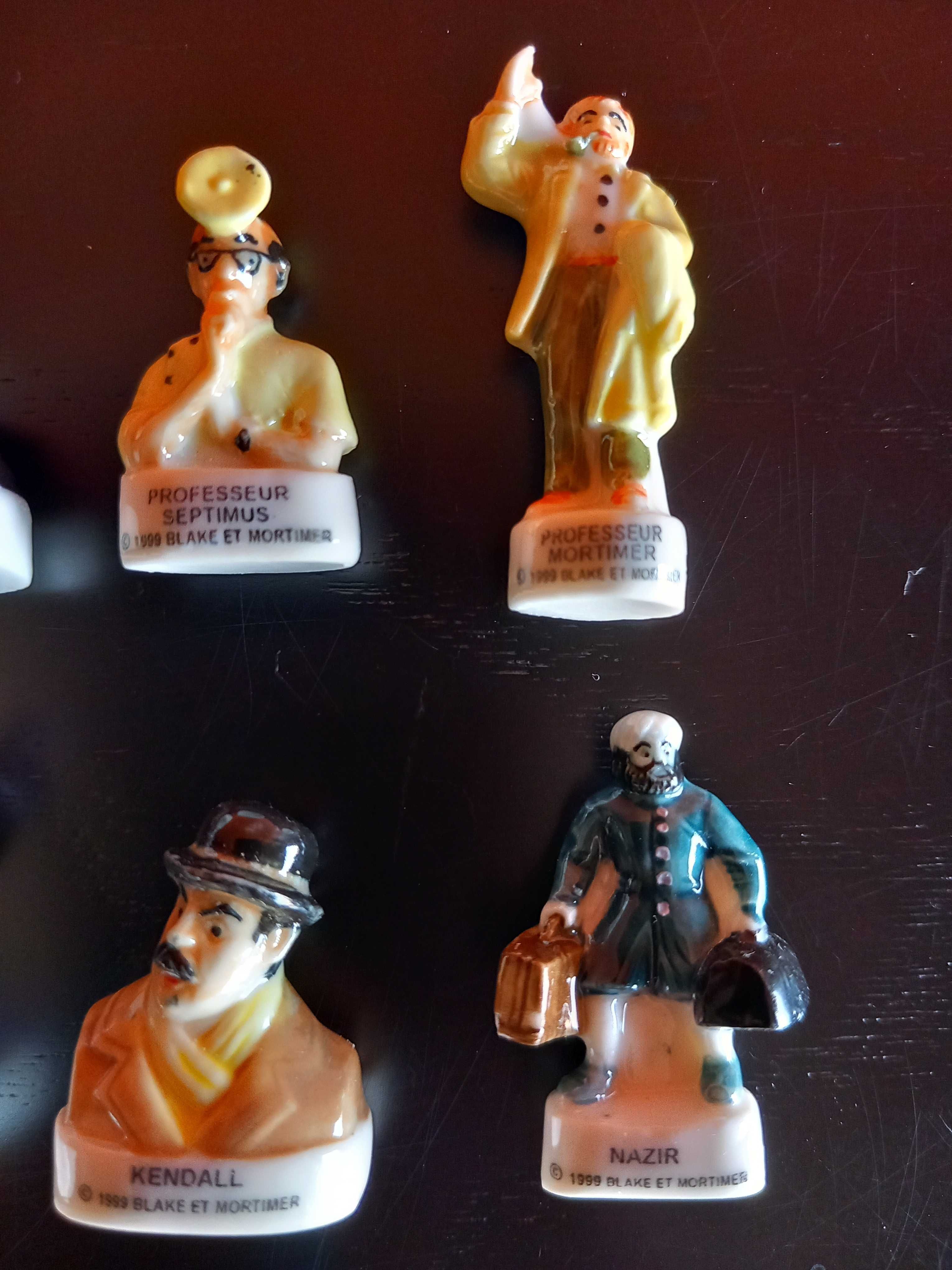 Coleção completa de 12 figuras Blake e Mortimer
